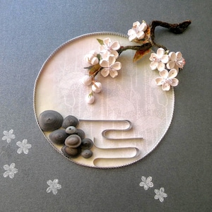 3D Cherry Blossom Quilling: Japanese Sakura Floral Wall Art