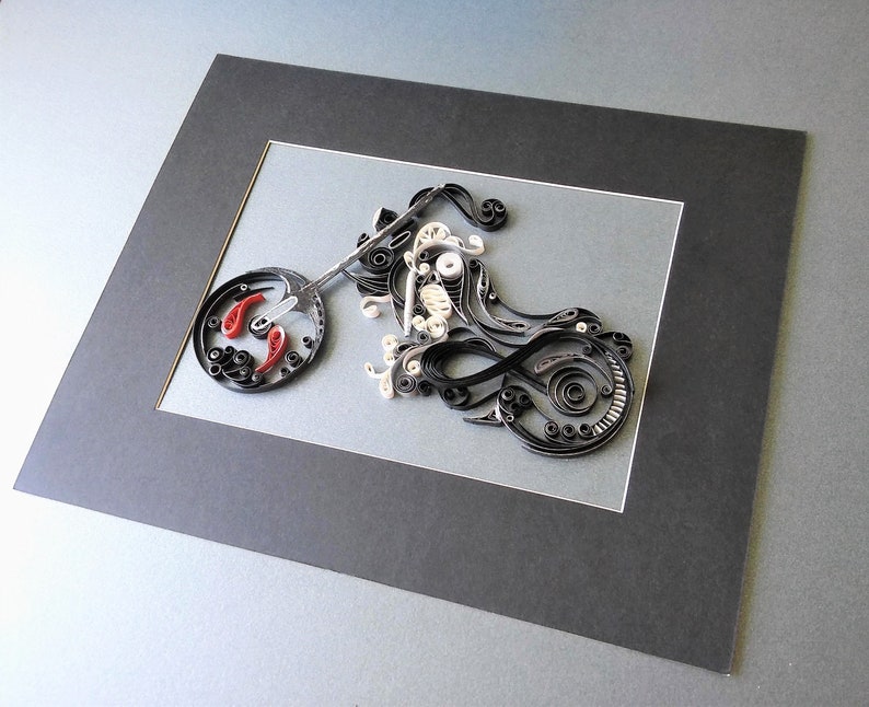 Harley Davidson wall art deco Motorbike art Mens gift Etsy