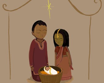 Nativity World Card- INDIA