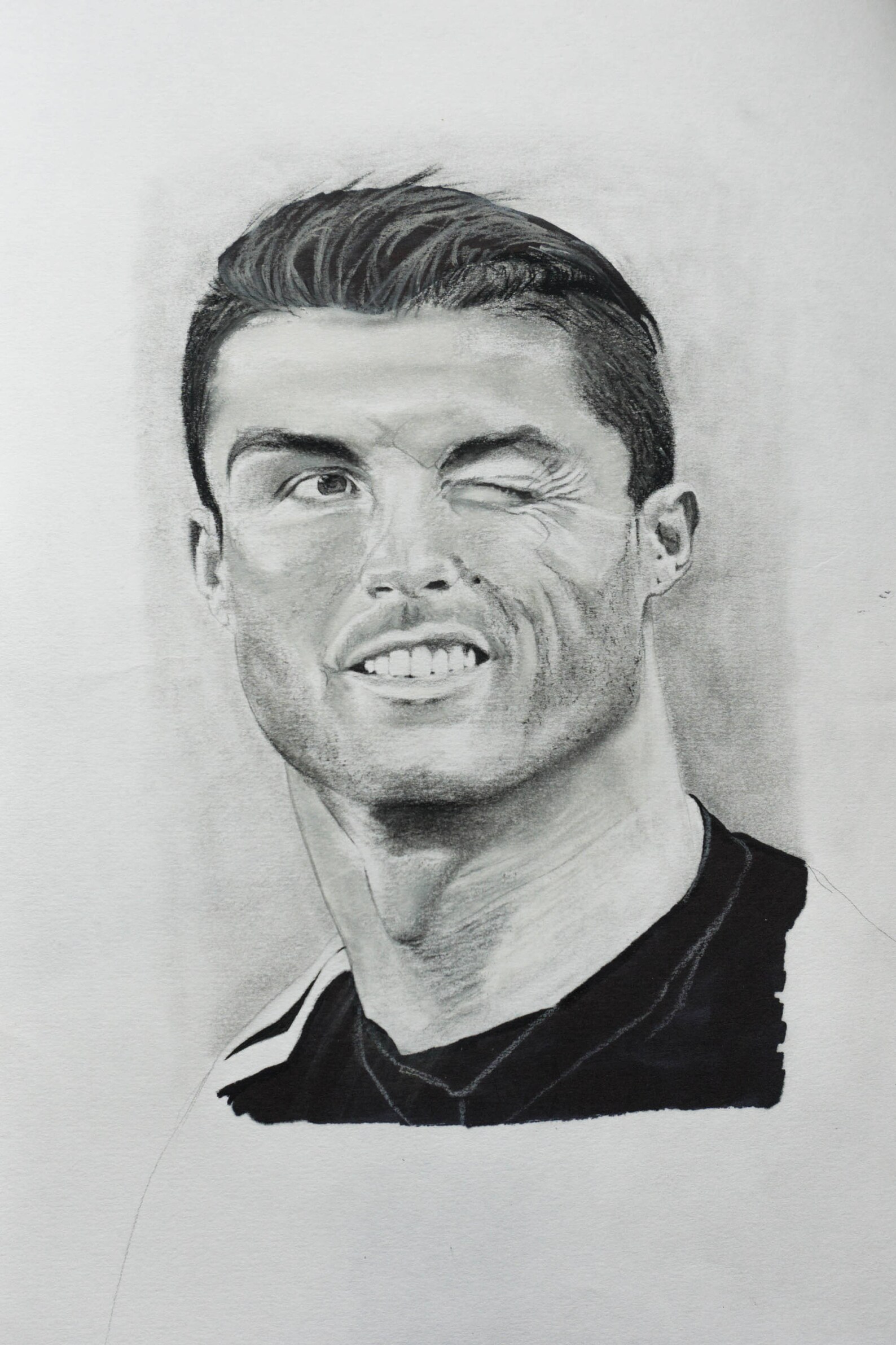 A4 CR7 Cristiano Ronaldo Wink - Etsy