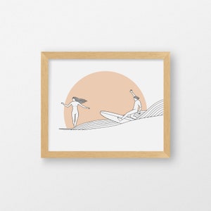 Party Wave, Surf Art Print