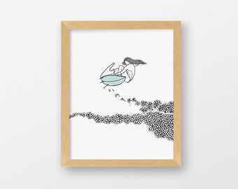 Big Air, Surf Art Print