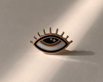 Third Eye in Brown, Enamel Pin