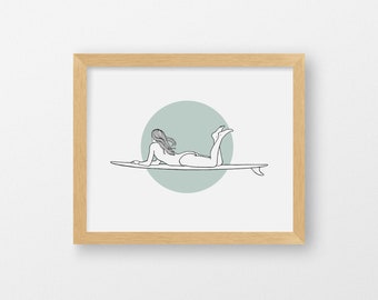 Dawn Patrol, Surf Art Print