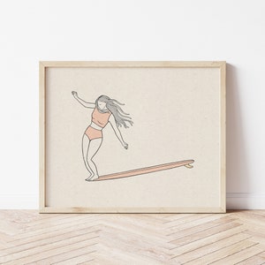 Ten Over, Surf Art Print
