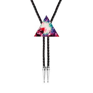 Bolo Tie - Galaxy Triangle #3