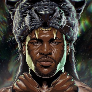 Francis Ngannou / UFC / MMA / Print / download / hand drawn /