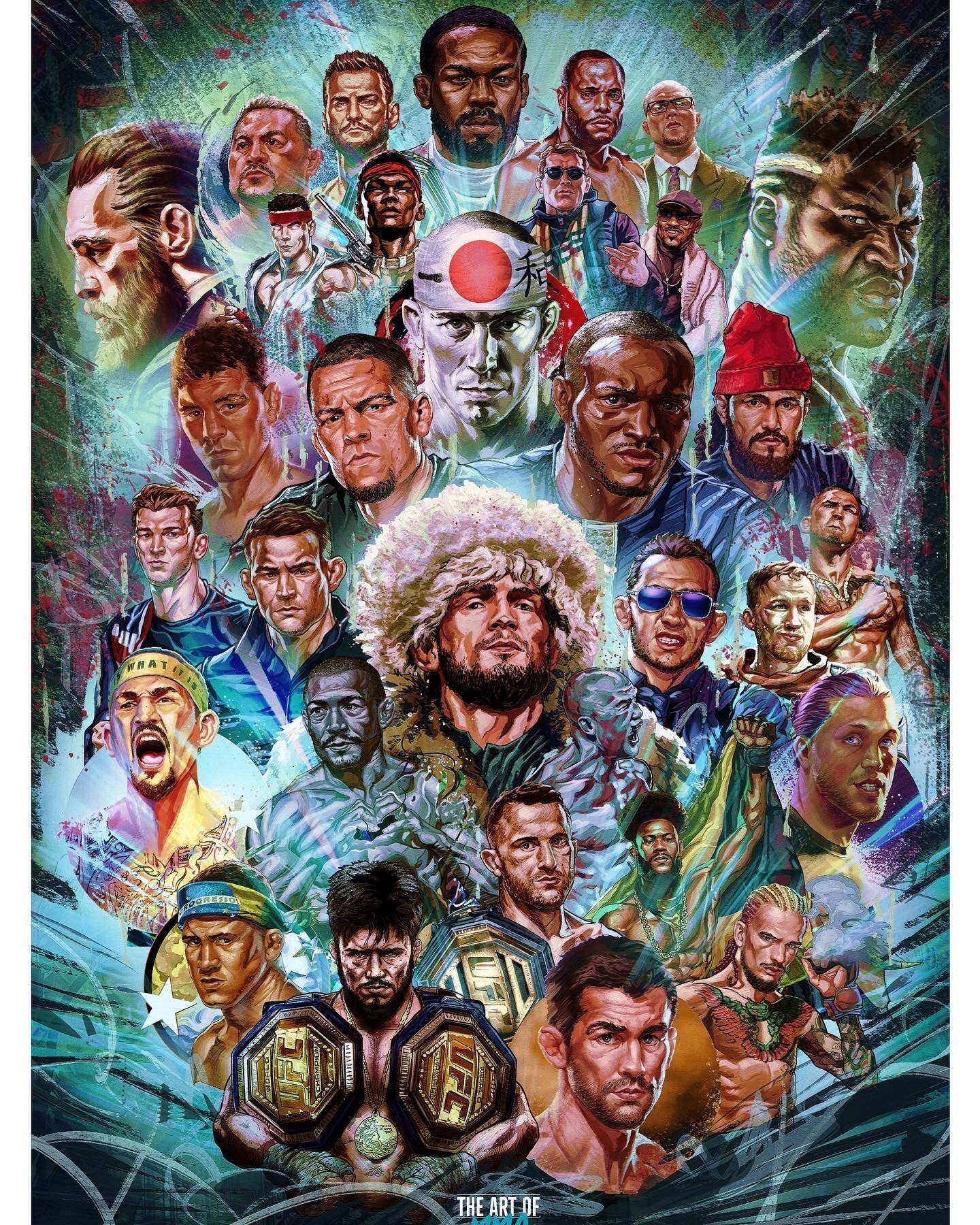 MMA UNIVERSE / UFC / Fighters / Conor Mcgregor / Khabib / Etsy