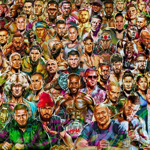 The UFC Multiverse // Perfect GIFT For MMA Fan’s // jpeg // Instant download / Ufc art / mma poster / gym art / khabib / Conor Mcgregor /