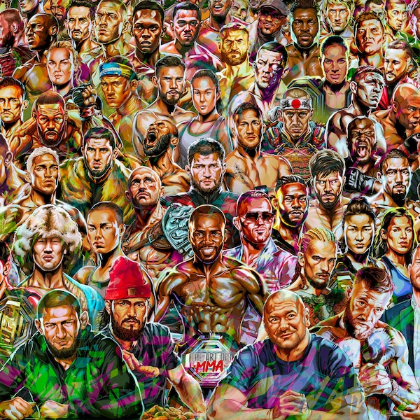 Ufc Players Svg Etsy