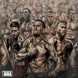 Lightweight legends - ufc fighters - MacGregor - Charles olivera - khabib - max Holloway - ilia topuria - Dustin poirier - fighters