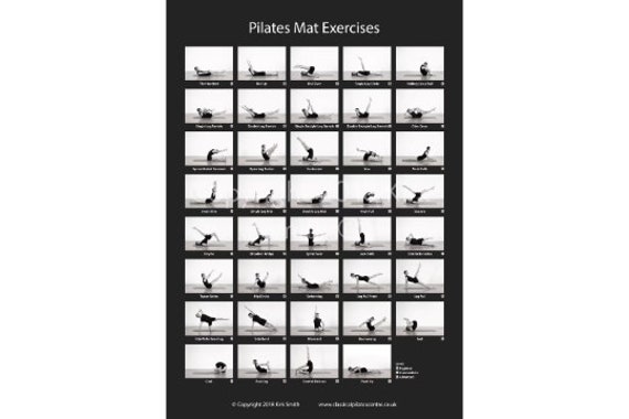 Classical Pilates Centre Mat Exercises by Kirk James Smith A0 Matt