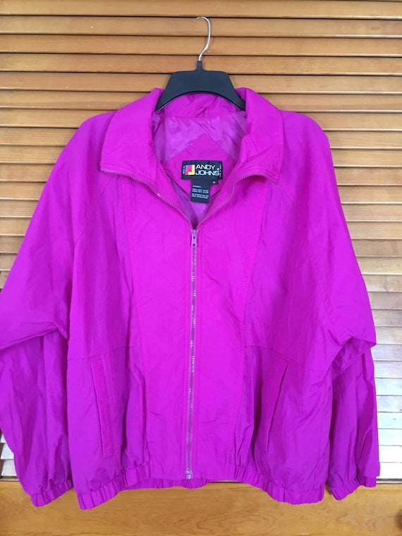 Vintage Andy Johns Windbreaker gorgeous color size
