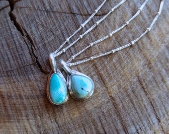 Dainty Turquoise Necklaces | Turquoise Necklaces | Dainty Necklaces | Turquoise Jewelry | Turquoise Necklace | Solitaire Turquoise Necklace