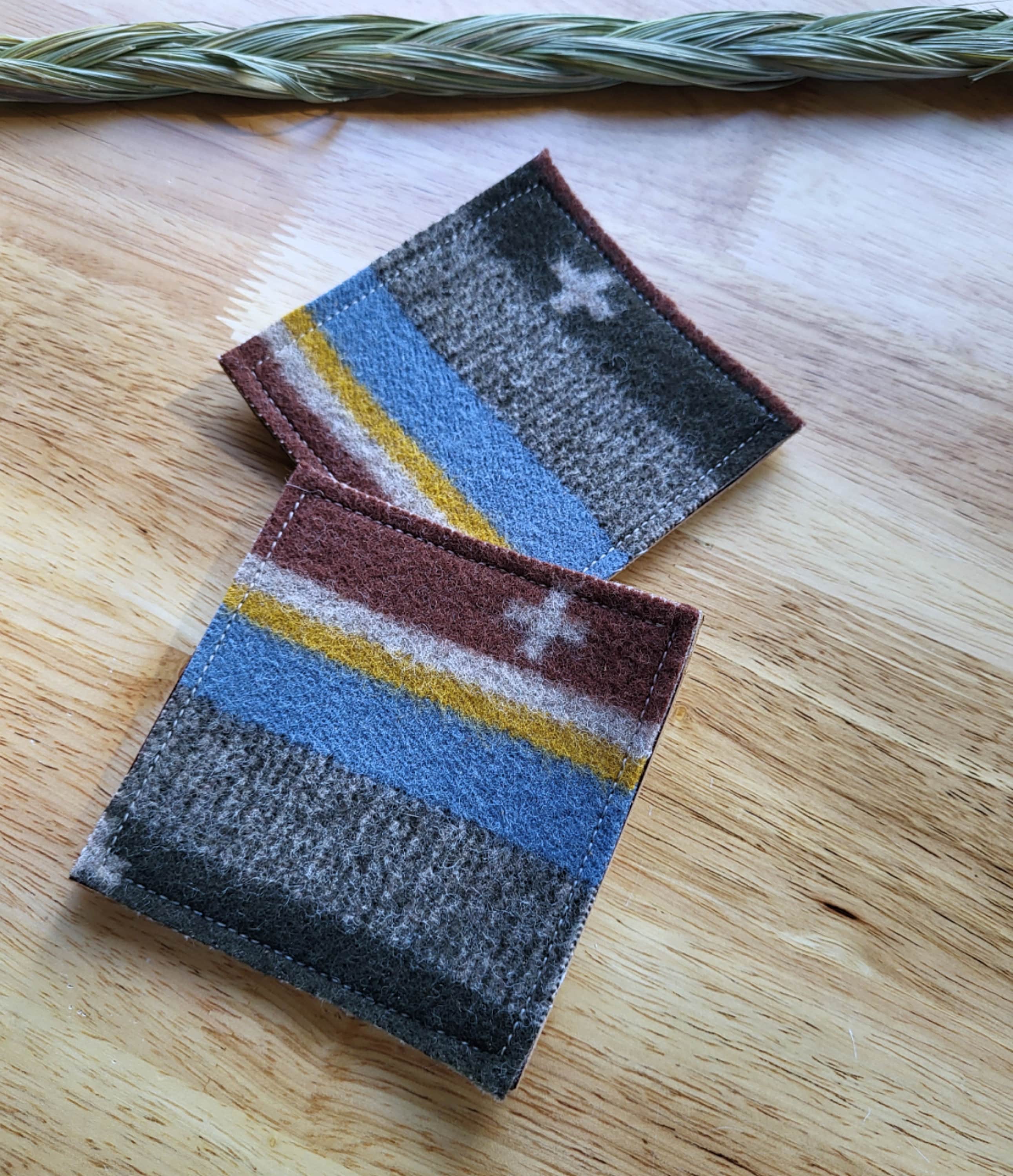 Coaster Set of Two Pendleton Fabric Coasters, Western Coasters, Western ...