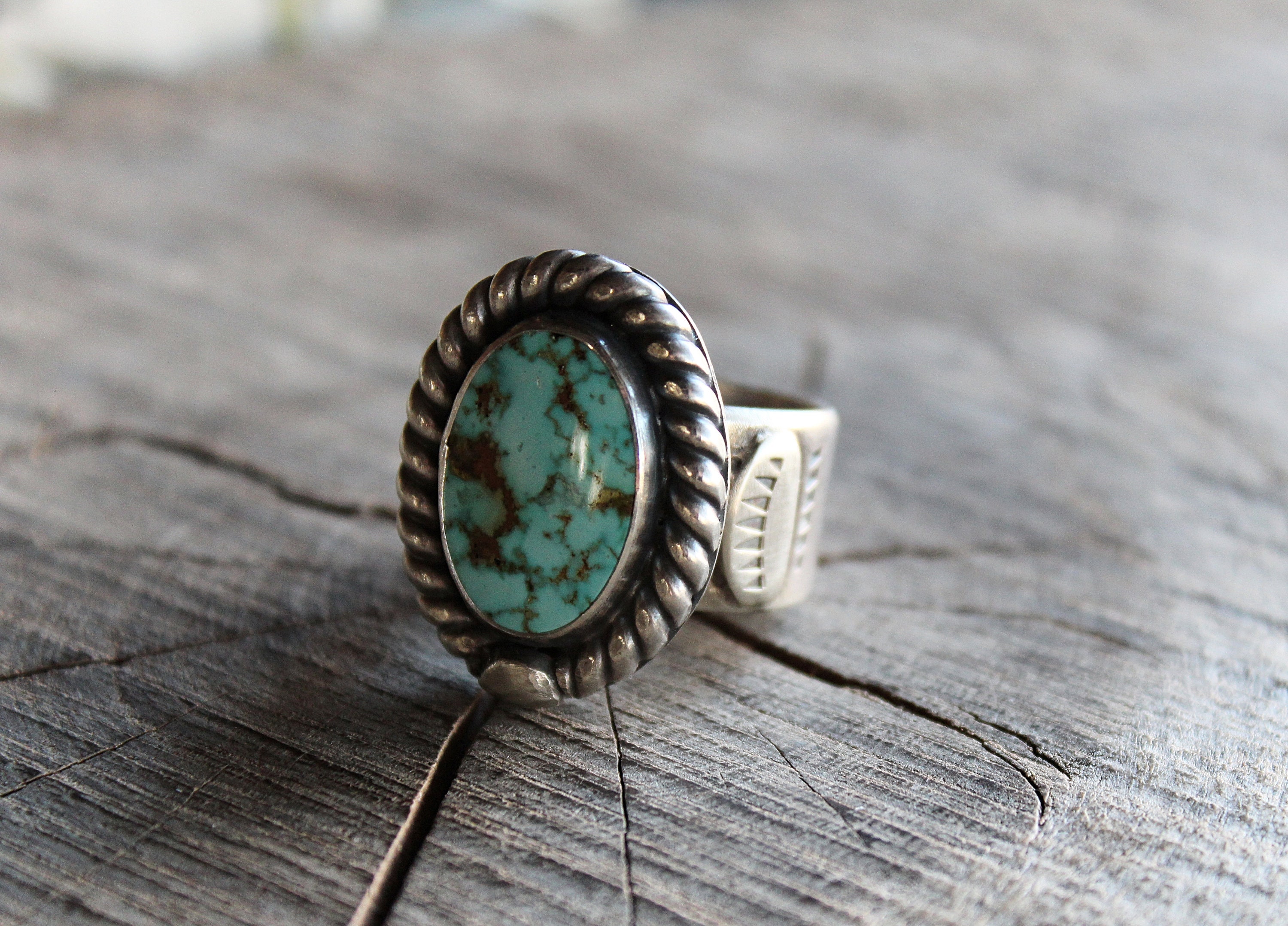 Mens Turquoise Ring 9.75 Men's Turquoise Rings Etsy