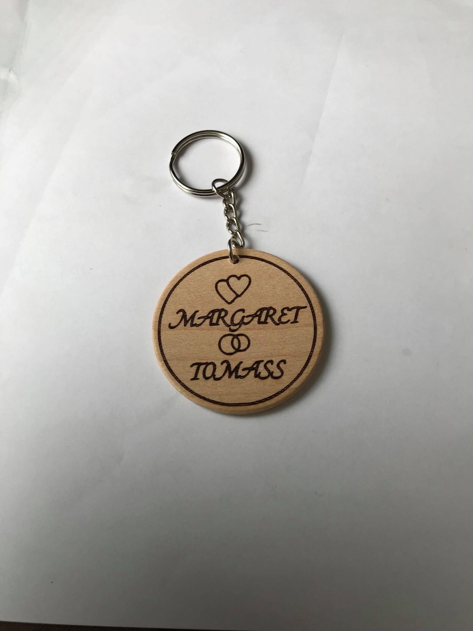Personalized Key Ring Name Keychain Wood Keyring Kids Etsy