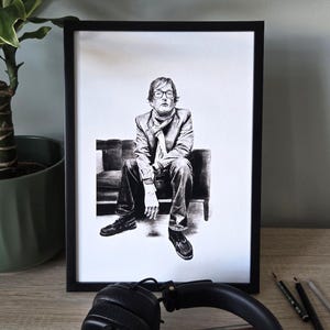 Art Print Music Jarvis Cocker Art for Music Lover Gift Idea Pulp Wall Art Music Room Decor