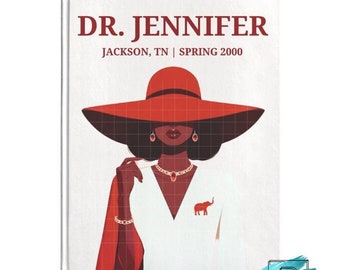 Personalized Delta Sigma Theta Journal | 2 sizes | Paperback or Hardcover Notebook | DST Soror Gift | Sorority Inspired