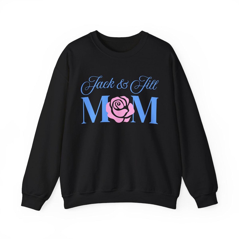 Pink & Blue Mom Chapter Shirt | Unisex Shirt and Sweatshirt | Organization Inspired Apparel for Moms | Black Mom Gift | Chapter Apparel image 7