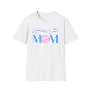 Pink & Blue Mom Chapter Shirt | Unisex Shirt and Sweatshirt | Organization Inspired Apparel for Moms | Black Mom Gift | Chapter Apparel image 3