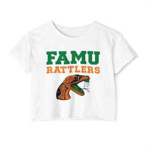 FAMU Rattlers Crop Top | Florida A&M University Inspired Shirt | HBCU Pride Apparel
