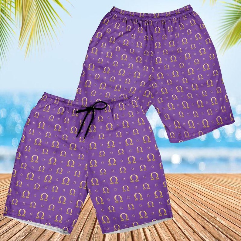 Purple & Gold Fraternity Inspired Athletic Shorts | Men's Greek Gear | D9 Inspired Apparel | Gift for Bruhs | RUNS LARGE image 5