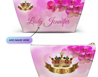 Personalized Top Ladies of Distinction Inspired Travel Pouch | Custom Cosmetic Bag | Makeup Bag | Pencil Case | TLOD Inspired