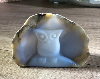 Chalcedony Owl #1