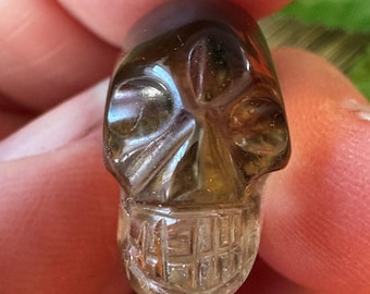 Tiny Elongated Citrine Igor De Souza Crystal Skull