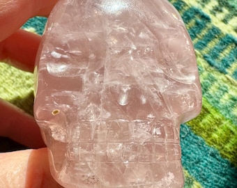 Leandro de Souza Rose Quartz Skull