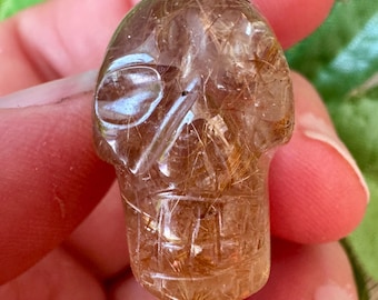 Golden Rutile Igor De Souza Crystal Skull