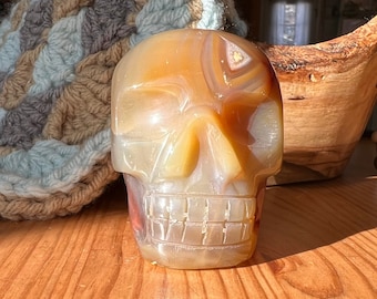 Amazing Carnelian Skull