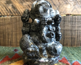 Large Maligano Jasper Ganesh #2