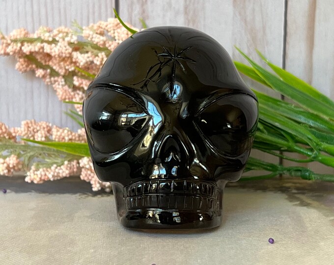 Gorgeous Dark Citrine Leandro De Souza Star Child Crystal Skull