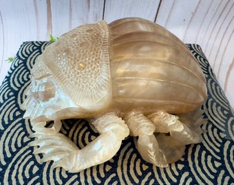 Astounding &quot;Bowlerite&quot; Scarab Carved by Artifactual