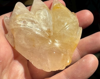 Leandro De Souza Rose Quartz Golden Healer Dragon Skull