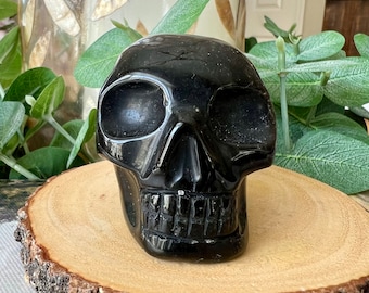 Sweet Brazilian Gold Sheen Obsidian Crystal Skull