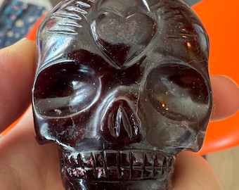 Leandro De Souza Garnet Crystal Skull