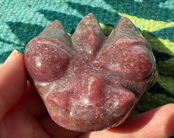 Leandro De Souza Carved Red Aventurine Dragon