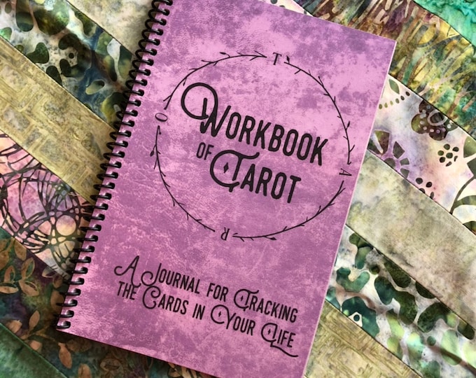 Workbook of Tarot, Tracking your Daily Draws, Tarot Journal, Tarot
