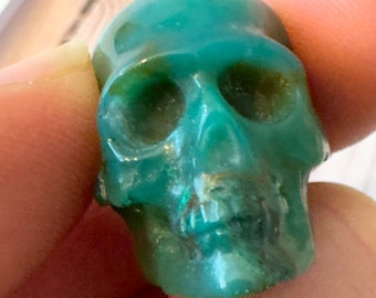 Outstanding Opalized Wood Skull by Artifactual