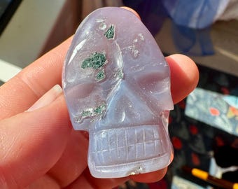 Agate and Amethyst Igor De Souza Crystal Skull
