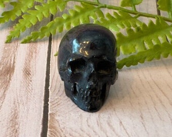 Covellite Skull #2, Highly Detailed by Artifactual
