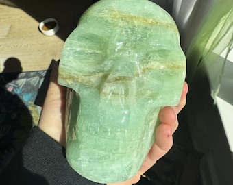 Large Walmere Aquamarine Crystal Skull