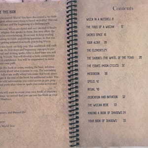 Workbook of Shadows, Wiccan Book for Beginners, A Beginner Witches Book, For Wiccan Basics, Beginning Witchcraft, Wicca for Beginners image 2