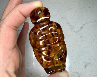 Amber Goddess Carving from Artifactual
