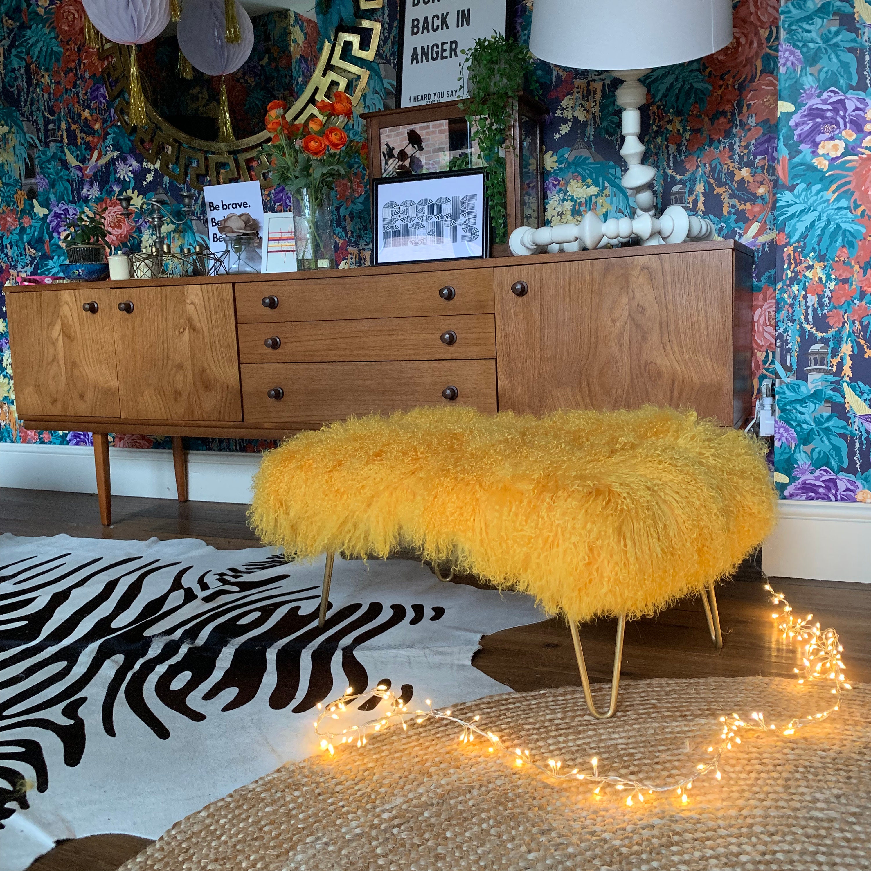 Mongolian footstool online