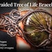 Wire Wrapped Bracelet Tutorial Tree of Life Cuff Bangle Copper Braided Woven Twisted Weaving Wrapped Wrap Making How To Kit DIY PDF Pattern