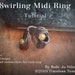 Swirling Midi Ring Wire Wrap Tutorial DIY PDF Book Lesson How to Make Step by Step Pattern Weave Weaving Weaved Wrapping Wrapped
